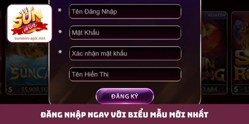 Đăng nhập Đăng nhập ngay với biểu mẫu mới nhất